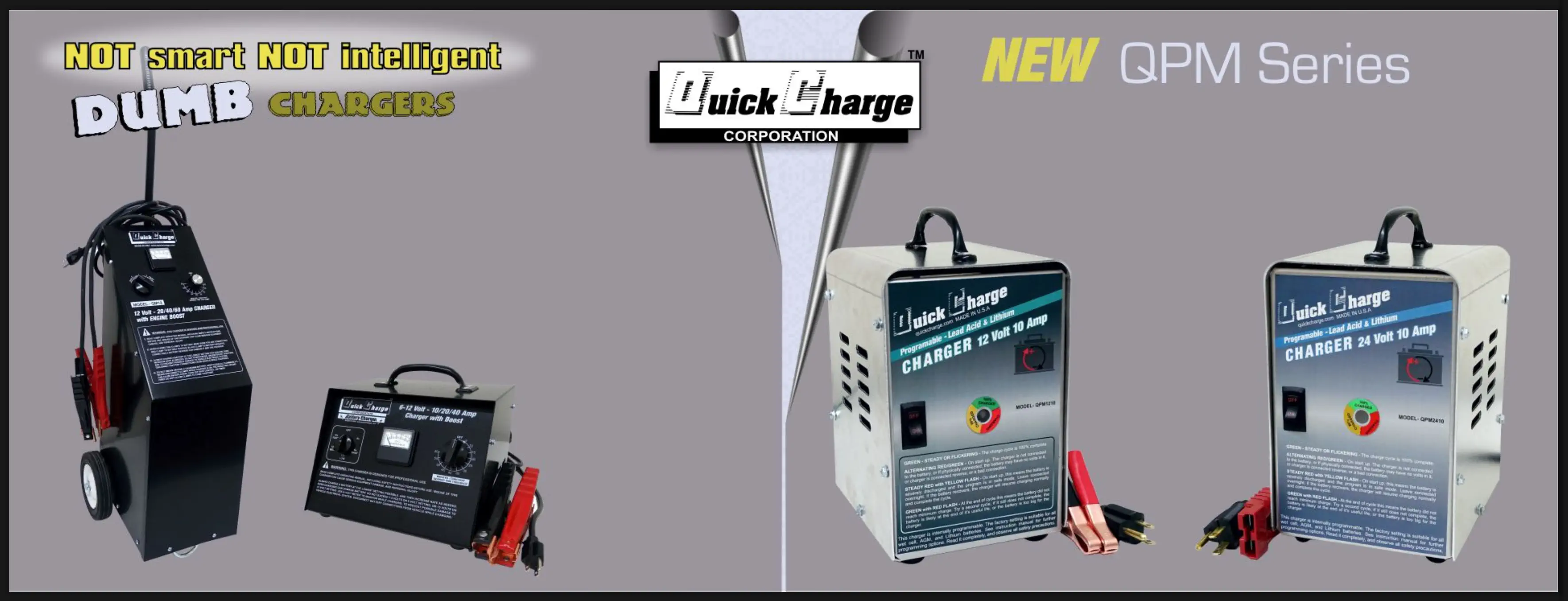 Quick Charge Battery Chargers