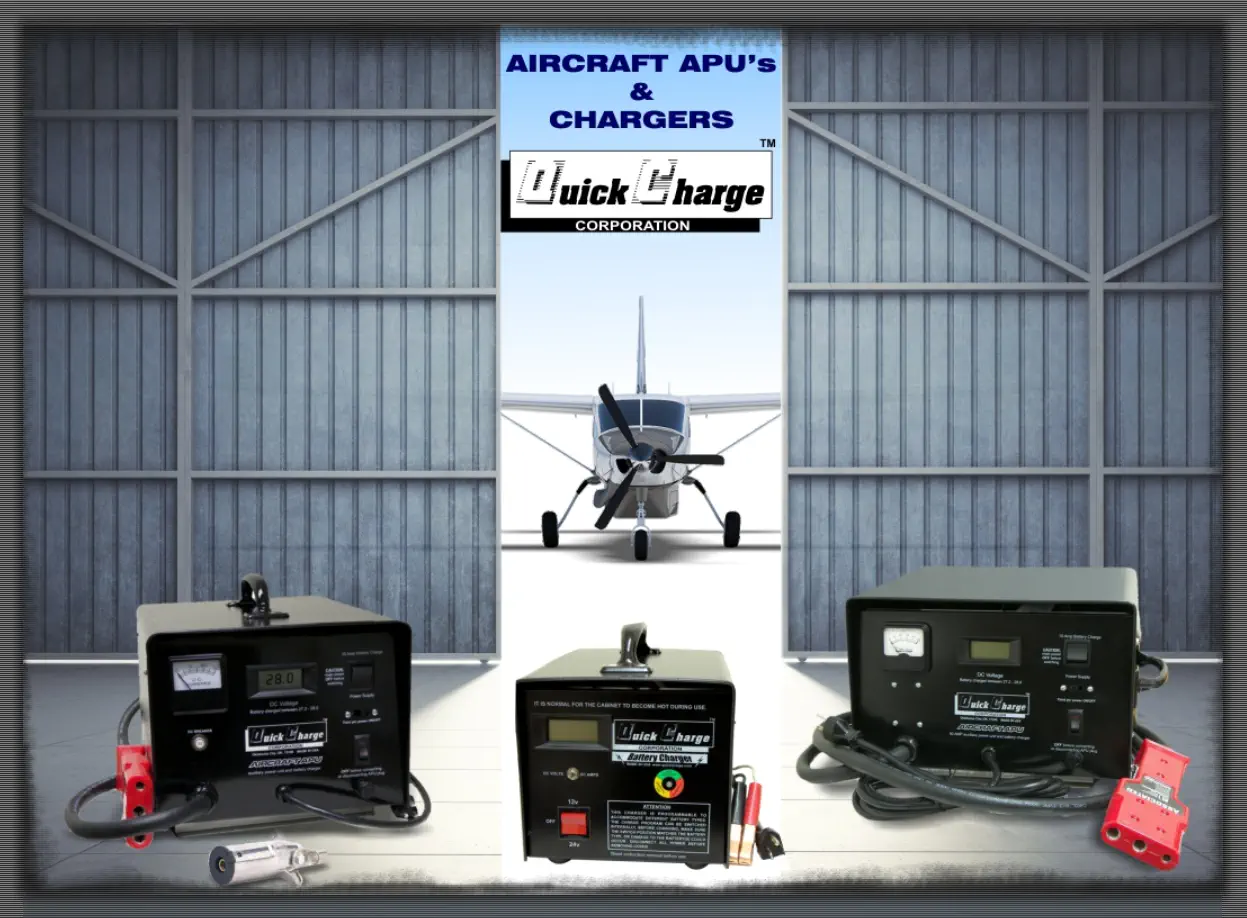 aircraft APU and battery charger